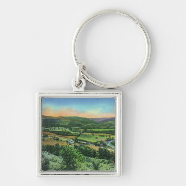 Sullivan Mountain View of the City Key Ring (Front)