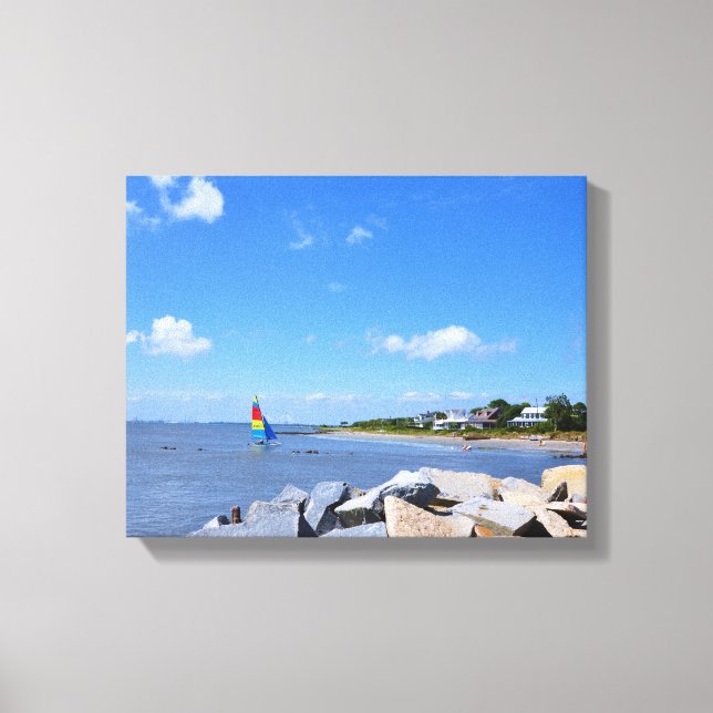 Sullivan's Island,South Carolina Canvas Print (Front)