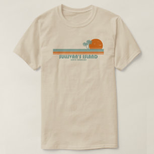 Sullivan's Island South Carolina Sun Palm Trees T-Shirt