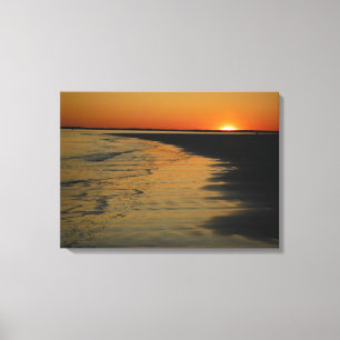 Sullivan's Island, South Carolina Sunset Canvas Print