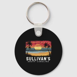 Sullivan's South Carolina Surfboard Beach Key Ring