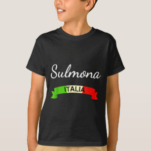 Sulmona Italy Flag Italia Souvenir Gift Matching I T-Shirt
