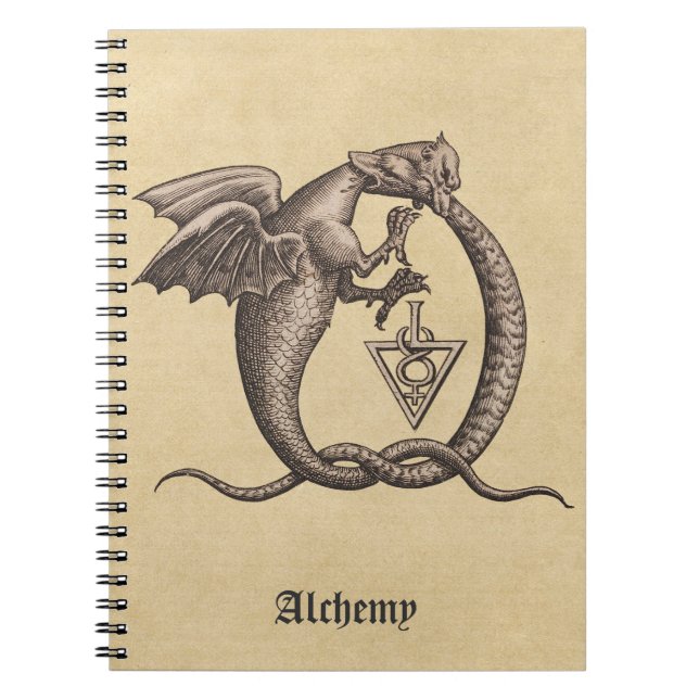 Sulphur and Mercury Dragons Notebook (Front)