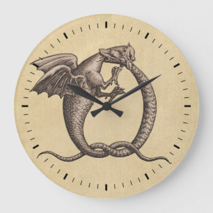 Sulphur and Mercury Large Clock