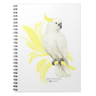 Sulphur Crested Cockatoo Spiral Notebook