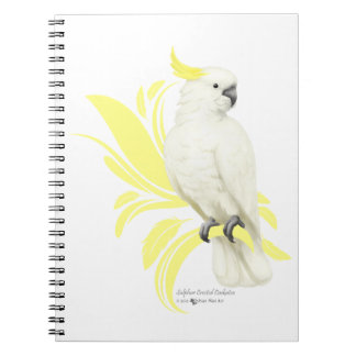 Sulphur Crested Cockatoo Spiral Notebook