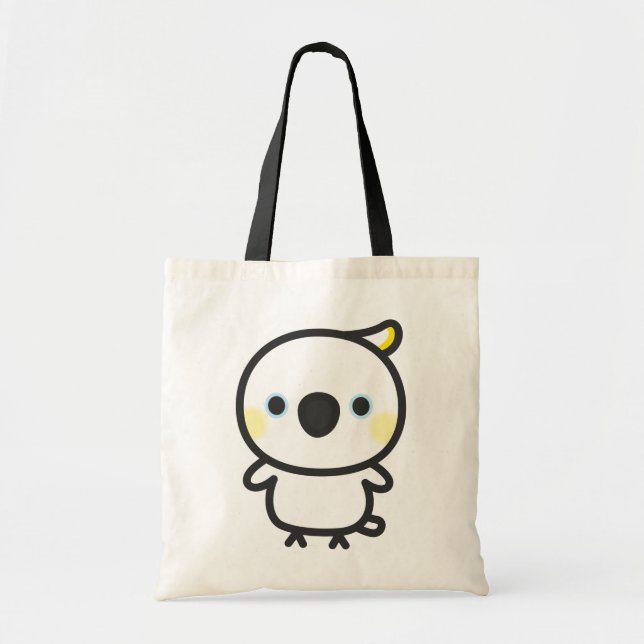 Sulphur-crested cockatoo tote bag (Front)