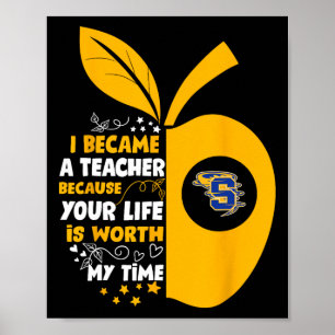 Sulphur Golden Tors Logo I Became A Teacher Hs Poster