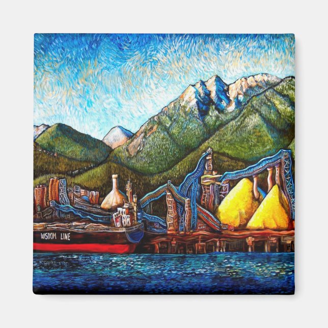 Sulphur Piles Magnet (Front)