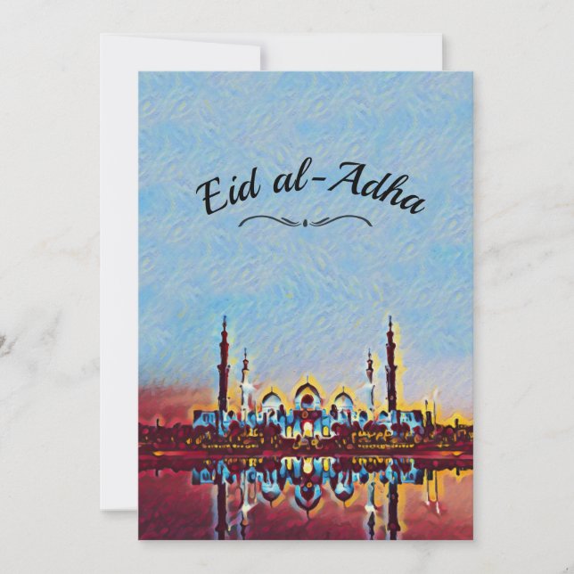 Sultan Ahmed mosque Holiday Card (Front)