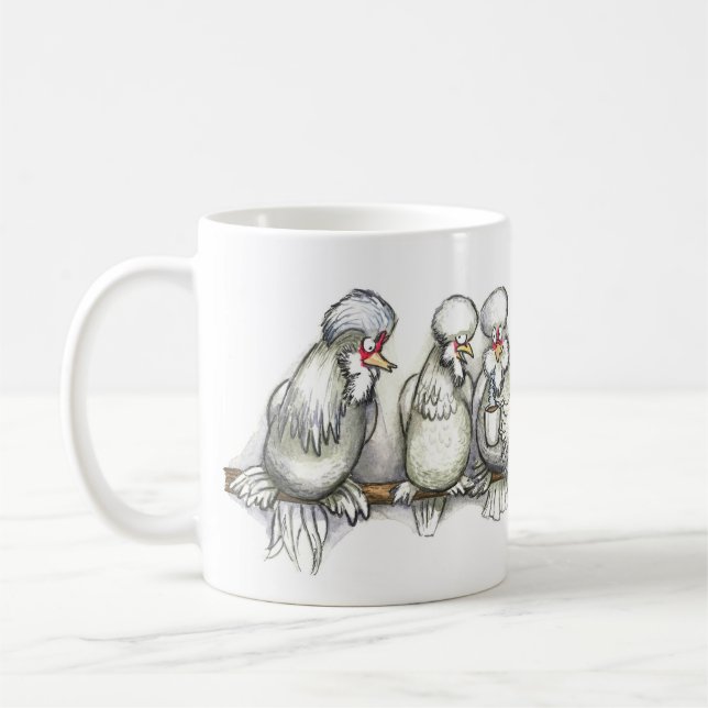 Sultan chickens coffee mug (Left)