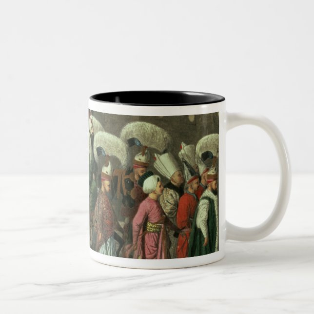 Sultan Mahmud II in Procession, 1809 Two-Tone Coffee Mug (Right)