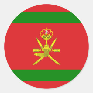 Sultan Of Oman, Norway Classic Round Sticker
