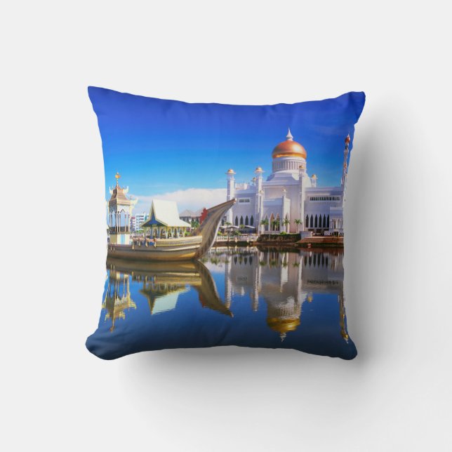 Sultan Omar Ali Saifuddien Mosque Cushion (Front)