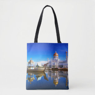 Sultan Omar Ali Saifuddien Mosque Tote Bag