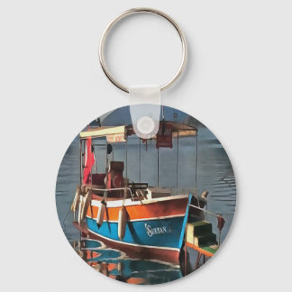 Sultan Taxi Boat Marmaris Nautical Art  Key Ring