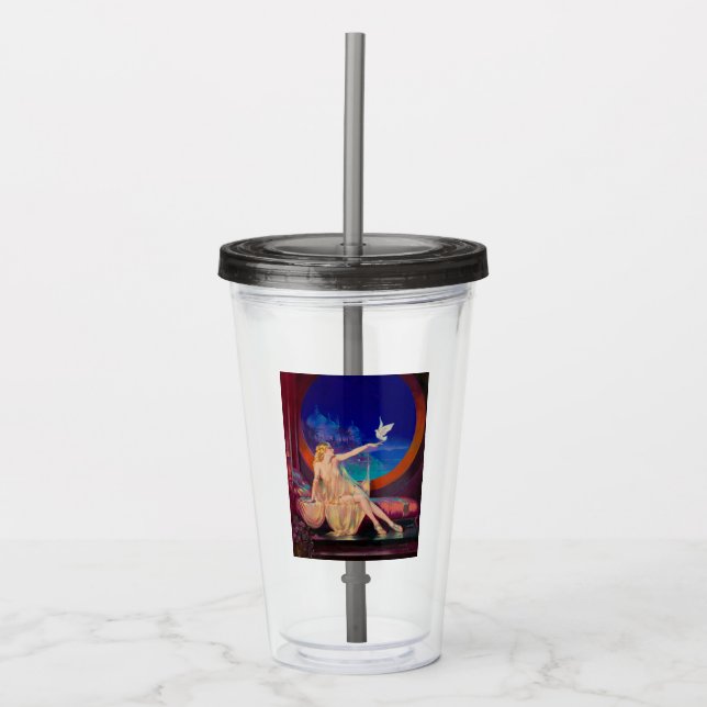 Sultana the Arabian Sultan's Concubine 1925 Acrylic Tumbler (Front)