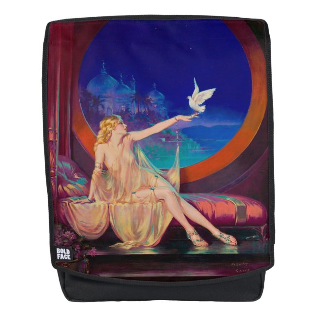 Sultana the Arabian Sultan's Concubine 1925 Backpack (Front)