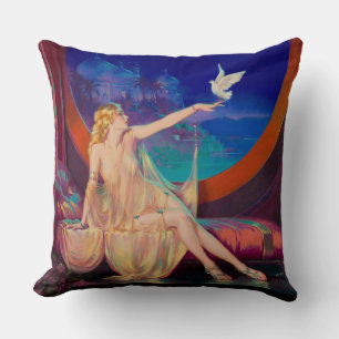 Sultana the Arabian Sultan's Concubine 1925 Cushion