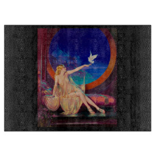 Sultana the Arabian Sultan's Concubine 1925 Cutting Board