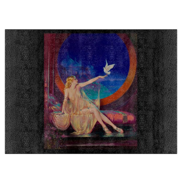 Sultana the Arabian Sultan's Concubine 1925 Cutting Board (Front)