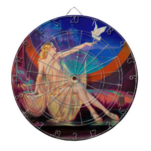 Sultana the Arabian Sultan's Concubine 1925 Dartboard