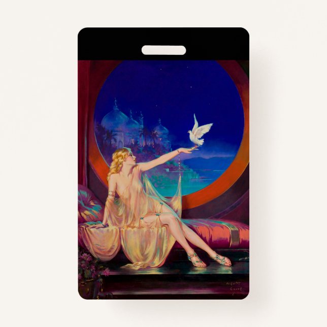 Sultana the Arabian Sultan's Concubine 1925 ID Badge (Front)