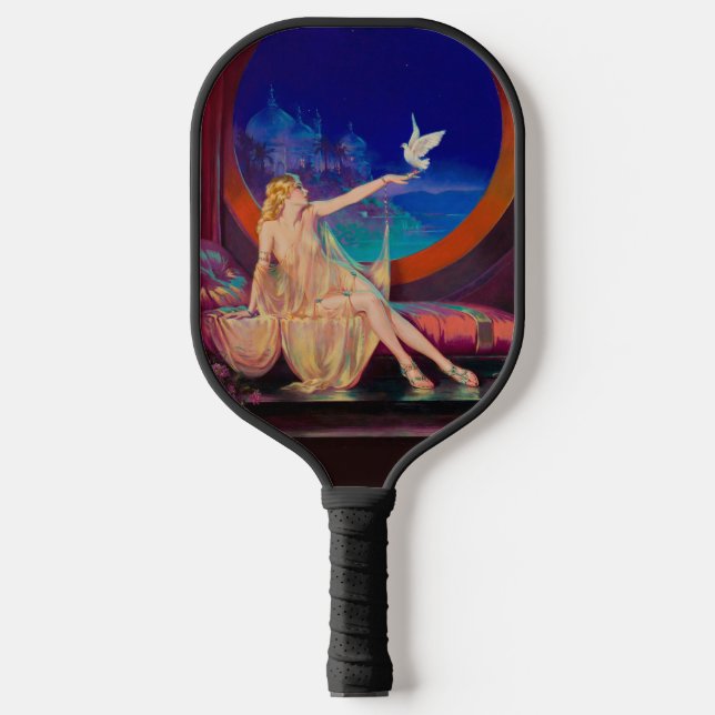 Sultana the Arabian Sultan's Concubine 1925 Pickleball Paddle (Front)