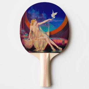 Sultana the Arabian Sultan's Concubine 1925 Ping Pong Paddle