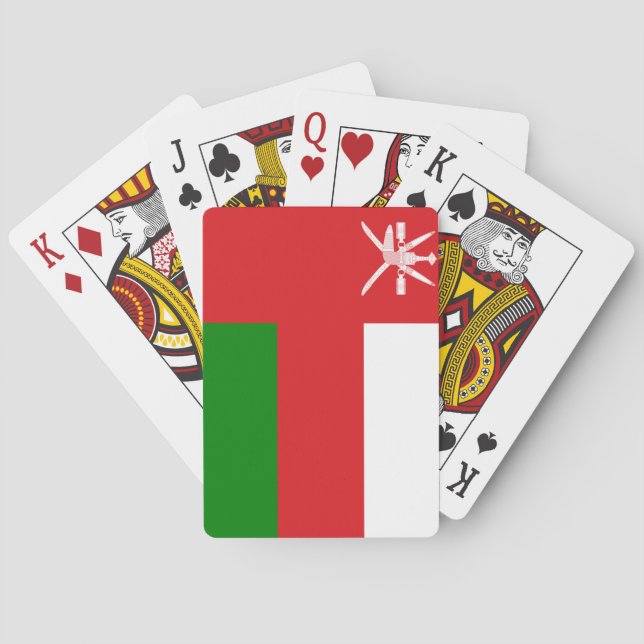 Sultanate of Oman Flag Playing Cards (Back)