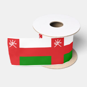 Sultanate of Oman Flag Satin Ribbon