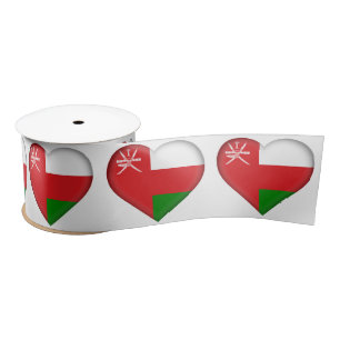 Sultanate of Oman Flag Satin Ribbon