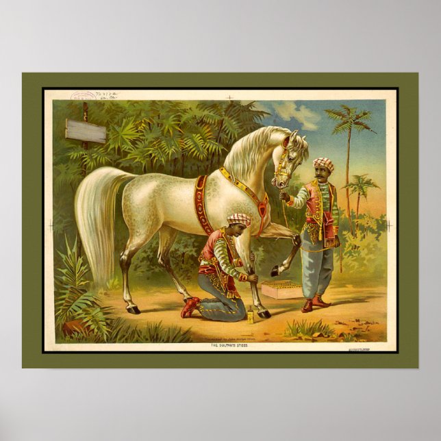 Sultans Steed RARE VINTAGE POSTER Customised (Front)