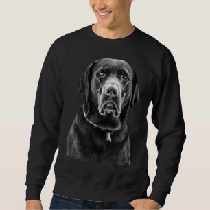 Sultry Black Labrador Sweatshirt