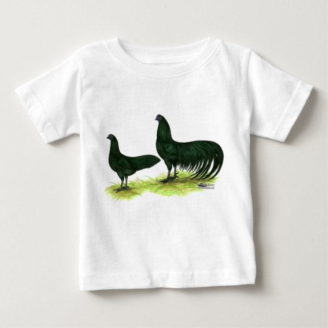 Sumatra Black Chickens Baby T-Shirt (Front)