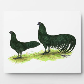 Sumatra Black Chickens Plaque