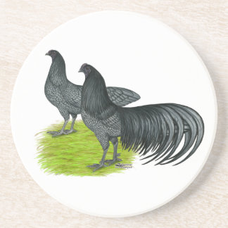 Sumatra: Blue Pair Coaster