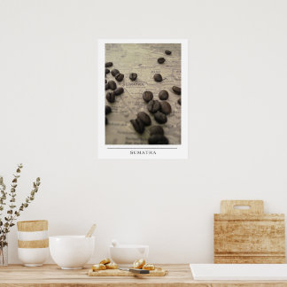 Sumatra - Send Coffee Art Poster