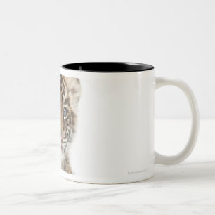 Sumatran Tiger cub Two-Tone Coffee Mug