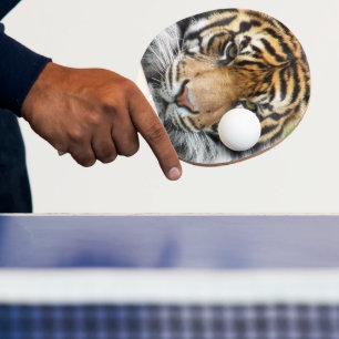 Sumatran Tiger Wildlife Photo Ping Pong Paddle