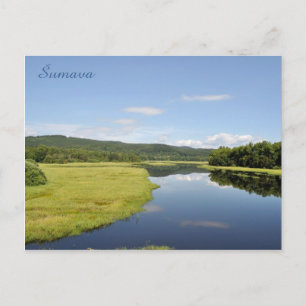 Sumava national park postcard