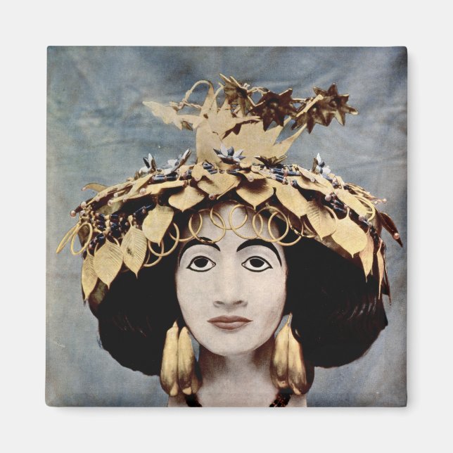 Sumerian headdress worn by Queen Shub-ad Magnet (Front)
