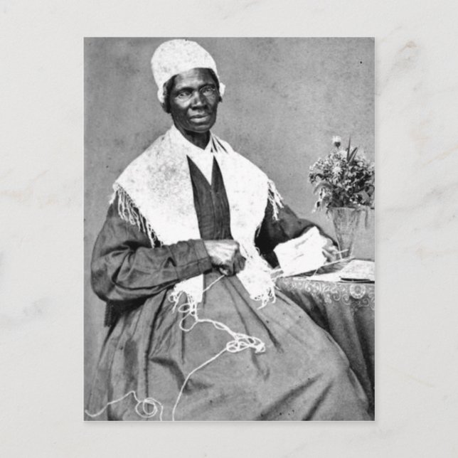 Summary Carte de visite of Sojourner Truth , 1864  Postcard (Front)