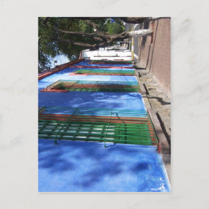 Summary Description Espa?ol: casa azul de Frida Ka Postcard