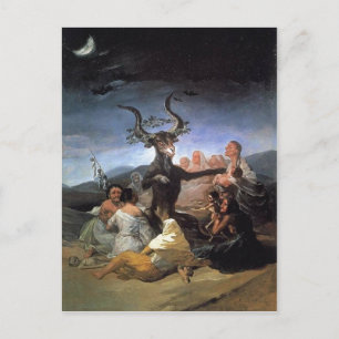 Summary Description Francisco Goya, le Sabbat des  Postcard