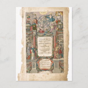 Summary Title page from Theatrum Orbis Terrarum, s Postcard