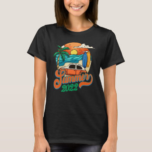 Summer 2022 Beach Bummer Summer Vacation Car Palm T-Shirt
