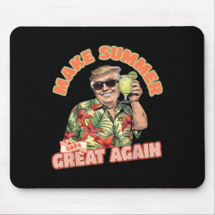 Summer 2024 Great Again Donald Trump Vacation Hawa Mouse Pad