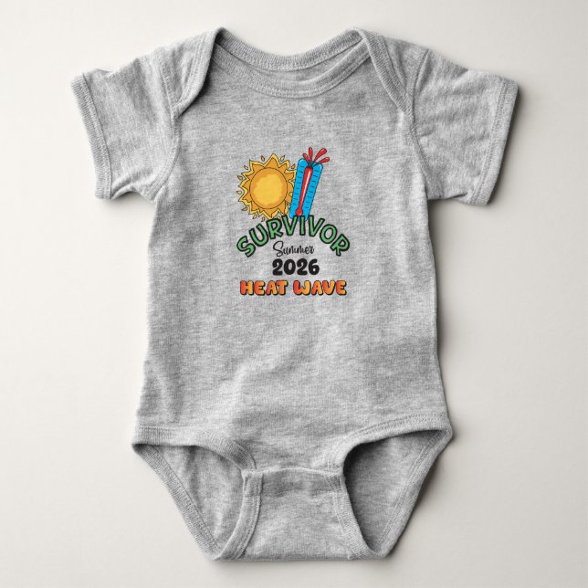 Summer 26 Heat Wave Baby Bodysuit (Front)