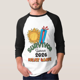 Summer 26 Heat Wave Men's 3/4 Sleeve Ringer T-Shirt
